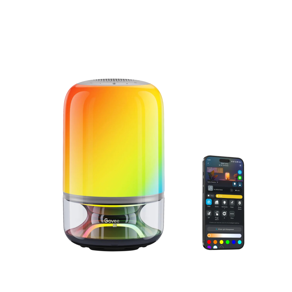 Лампа-колонка со звуком от JBL. Govee Table Lamp 2 Pro